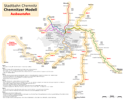 Ausbauplan des Chemnitzer Modell