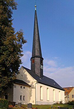 Partial view of the church