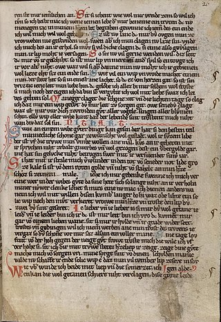 <span class="mw-page-title-main">Kleine Heidelberger Liederhandschrift</span>