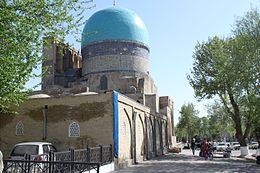 Mosquée Kok Gumbaz à Shahrisabz -extérieur 3.JPG