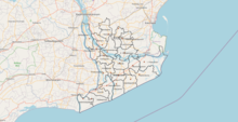 Satellite view of Konaseema District  Mandals