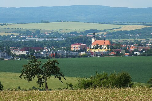 Kostelec na Hané : vue générale.