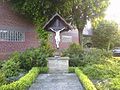 Cross at the fire station