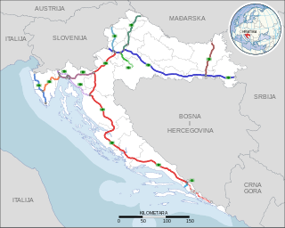Highways in Croatia