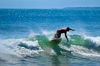 Surfing At Park Beach