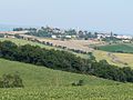 Français : Lagarde vu de l'ouest, Haute-Garonne, France