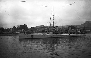 Le Mortier contre-torpilleur, 31 июля 1909 в Cherbourg.jpg