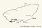 Tracé du circuit des 24 Heures du Mans