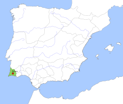 Localització de la taifa de Silves v.1037