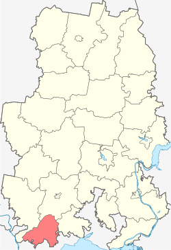 Location of Grakhovsky District in the Udmurt Republic