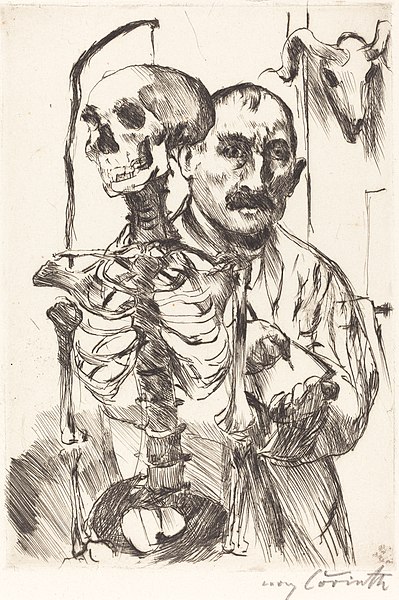 File:Lovis Corinth, The Artist and Death - II (Der Künstler und der Tod II), 1916, NGA 74052.jpg