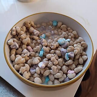 <span class="mw-page-title-main">Marshmallow Mateys</span> Breakfast cereal made by MOM Brands