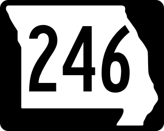 <span class="mw-page-title-main">Missouri Route 246</span> State highway in northwestern Missouri