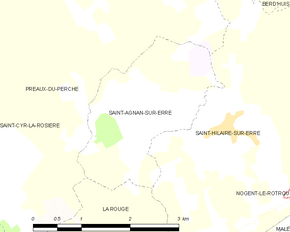 Poziția localității Saint-Agnan-sur-Erre