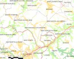Saint-Maurice-sur-Dargoire - Localizazion