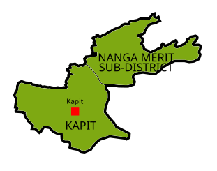 File:Map of Kapit District, Sarawak.svg