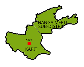 Localisation de District de Kapit