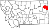 Map of Montana highlighting Richland County.svg
