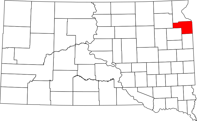 صورة:Map of South Dakota highlighting Grant County.svg