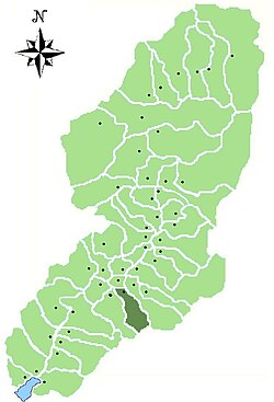 Val Camonica'daki (LG) Berzo Inferiore komünü haritası .jpg