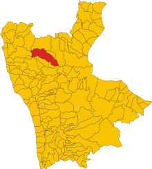 Localisation de Saracena