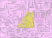 Map of Bellaire