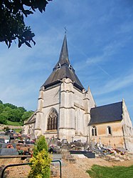 The church in Marais-Vernier
