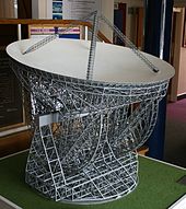 A model of the proposed Mark V radio telescope