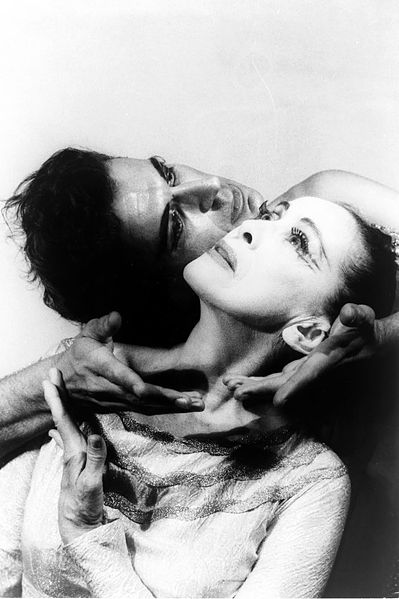 Martha Graham and Bertram Ross in 1961; photo by Carl van Vechten