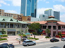 The Shops at Mary Brickell Village is a popular dining and shopping destination in Brickell.