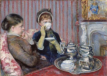Mary Cassatt, Tea, 1880