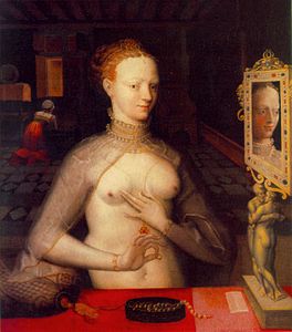 Escuela de Fontainebleau. Diana de Poitiers. c. 1550. Museo de Arte de Basilea.