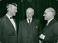 Max von Sydow, Anders Österling and Giancarlo Vigorelli 1962.jpg