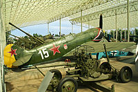 La-5 en el Museo de la Colina Poklonnaya