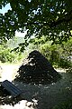 Cairn dans le parc du musée promenade.