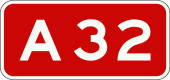 A32 motorway shield}}