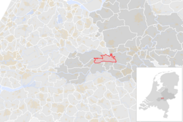 Locatie van de gemeente Neder-Betuwe (gemeentegrenzen CBS 2016)