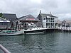 Wharf shacks at Nantucket harbor