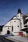 Catholic parish church of Our Lady Mariae Himmelfahrt, cemetery m.  Cemetery chapel and war memorial