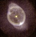 Φωτογραφία της κεντρικής περιοχής του νεφελώματος από το Hubble