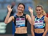 Nicola McDermott Rang sechs mit 1,89 m