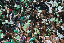 Supporteurs nigérians