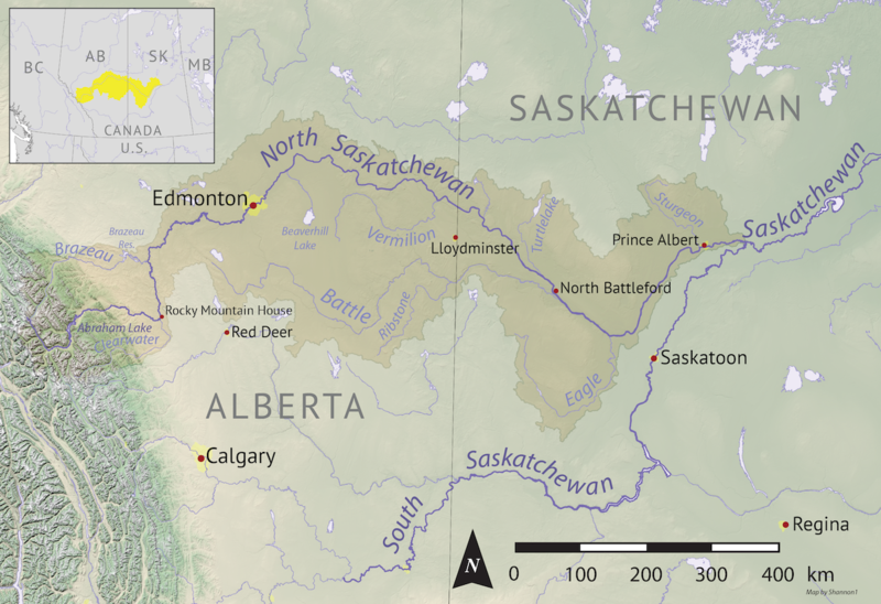 File:North Saskatchewan basin map.png