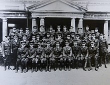 Officers of the 38th Battalion at Prospect Camp Bermuda in 1915 Officers of the 38th Battalion (Ottawa), CEF in Bermuda in 1915.jpg