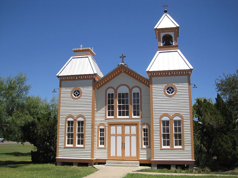 File:Old Saint Anthony Catholic Church Violet Texas 2.jpg