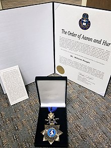 Ordre d'Aaron et Hur Award.jpg