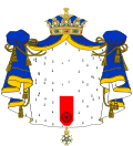 Orn ext Duke and peer of France (Restoration) OLH.svg