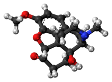 Oxycodone molecule ball.png