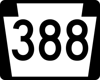 <span class="mw-page-title-main">Pennsylvania Route 388</span> State highway in Lawrence County, Pennsylvania, US