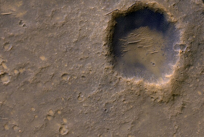 File:PIA15038 Spirit Lander and Bonneville Crater in Color.jpg